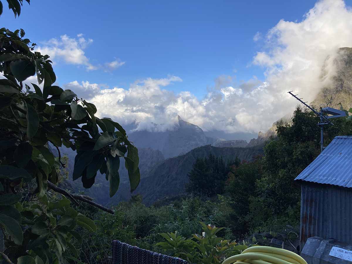 Ausblick von der Gite aus