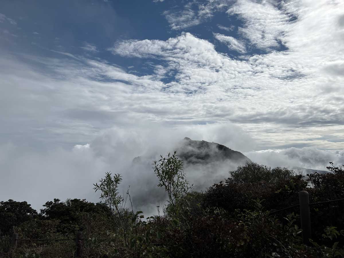 Der zweithöchste Berg Südkoreas, Cheonwangbong, im Jirisan Nationalpark